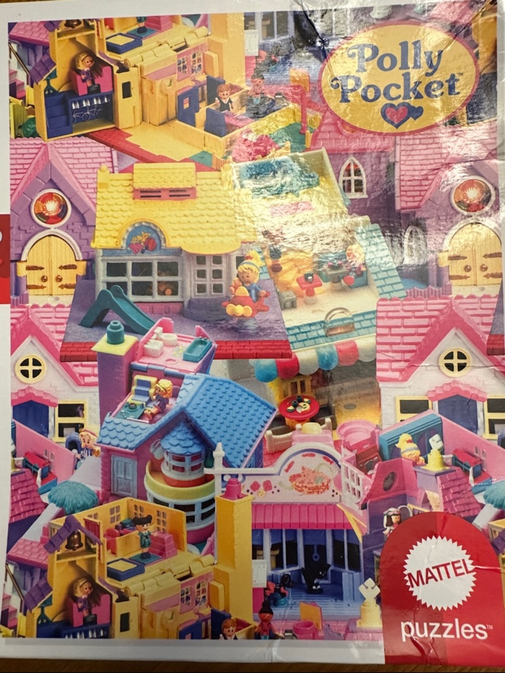 Mattel Polly Pocket Puzzle Box - Pink, Yellow, Blue - Picture 2 of 4
